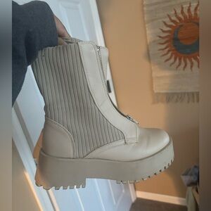 Madden Girl Platform Combat Boots